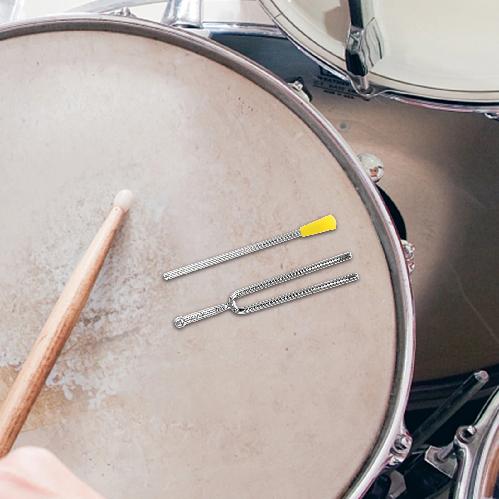 

Tuning Fork Instrument Interlocking Forks Beat Stick Guitar Tuner Musical Plastic Bass