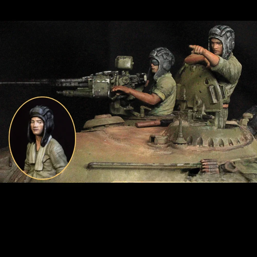 

1/35 35th Nva TANK MEN, Resin Model figure Soldier, Military themes, Unassembled and unpainted kit