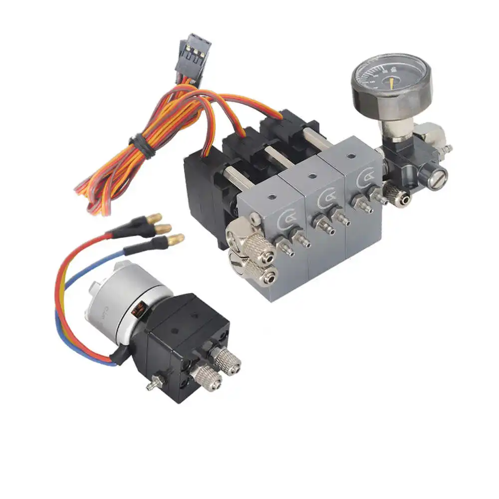 Huina RC Excavator Hydraulic System Upgrade Kit for Huina 592 593 594 Electric Remote Control Excavator Model Toys