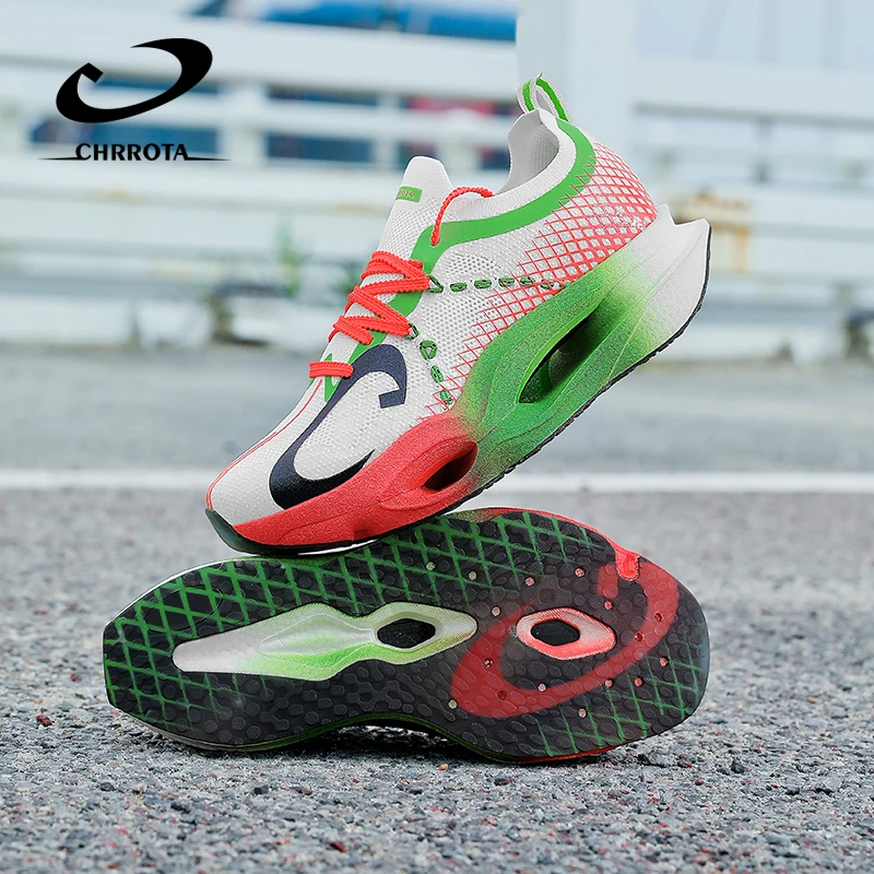 CHRROTA Chaussures de sport professionnelles pour hommes, pour l'entraînement au marathon, légères, respirantes, antidérapantes, chaussures de course 26008