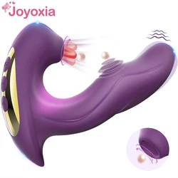 3 em 1 novo vibrador de sucção do clitóris feminino para mulheres clitóris chupador de língua lambendo vibrador adultos mercadorias brinquedos sexuais feminino