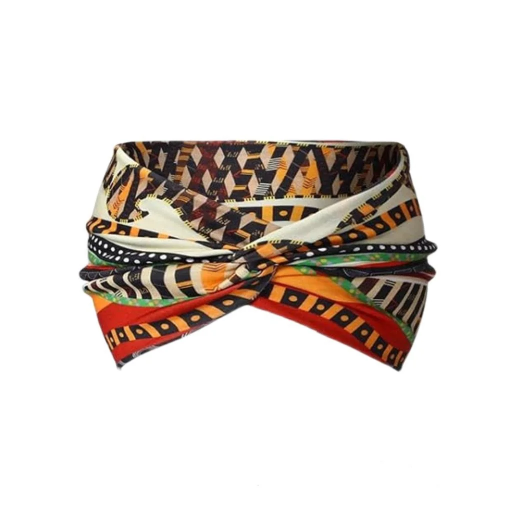 Widening High Strength Bohemian Yoga Sports Headband African Style Headband