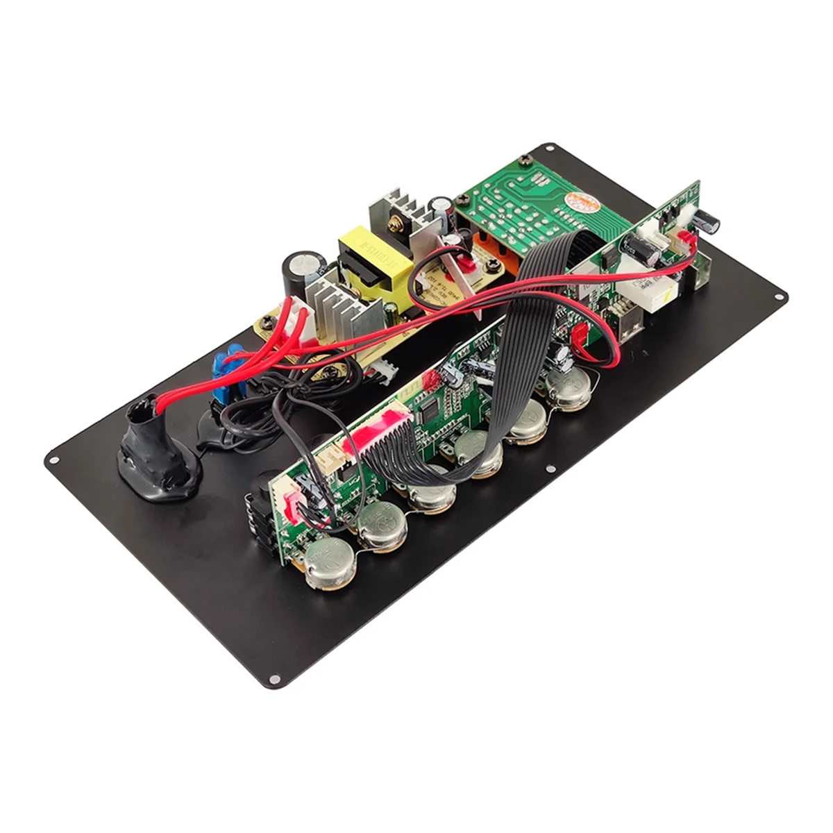 12V 100W Bluetooth Amplifier Board Square Dance Speaker Amplifier Support AUX TF-Card U-Disk Recording 6-12Inch Speaker