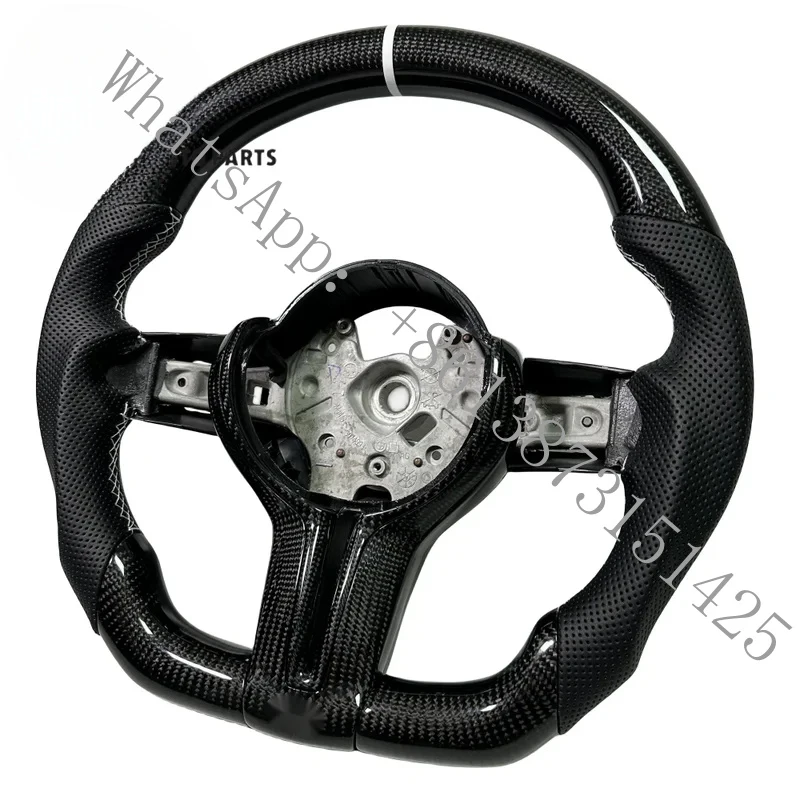 

ForBlack Carbon Fiber Steering Wheel F-series M3 M5 M6 F20 F22 F23 F30 F33 F34 X1 F48 F15 F16 F25 F10 F07F80 F87