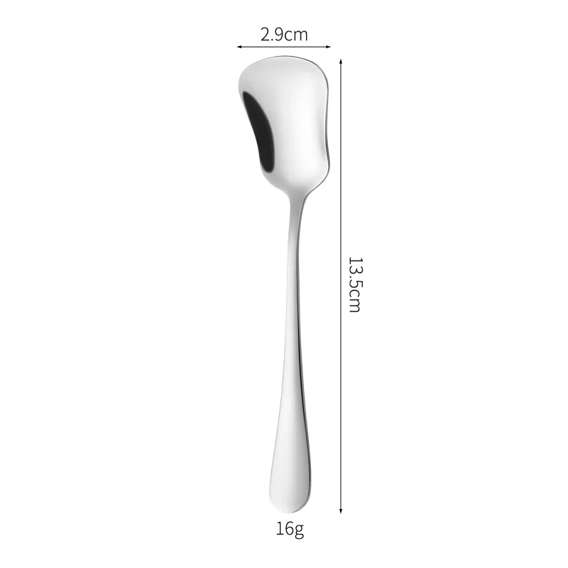 

5pcs Stainless Steel Dessert Ice Cream Coffee Yogurt Mini Teaspoons Espresso Spoons Decorative Cake Restaurant Stirring Mixing
