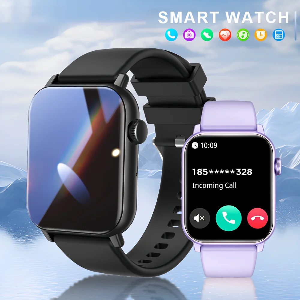 LAXASFIT New Smart Watch with Voice Calling Health Monitoring IP68 Water Resistance Smart Notifications Voice Assistant
