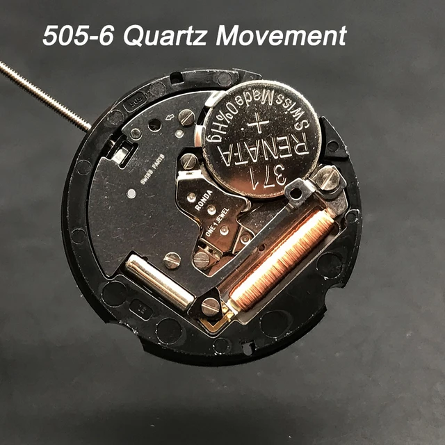 SW Ronda orijinal 505 6 Quartz saat hareket pil beyaz Datewheel parcalar Movt kol saati celik mekanizmas de i tirin AliExpress