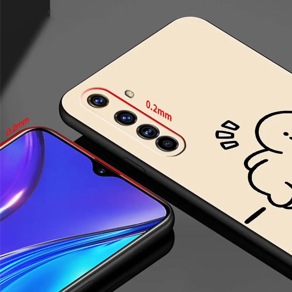 Cartoon Matchman For Realme 11 10 9 8 5G 7 6 GT2 Pro Plus C21 C11 C25 C35 Silicone Cover For Realme GT Neo 2 3 3T Phone Case