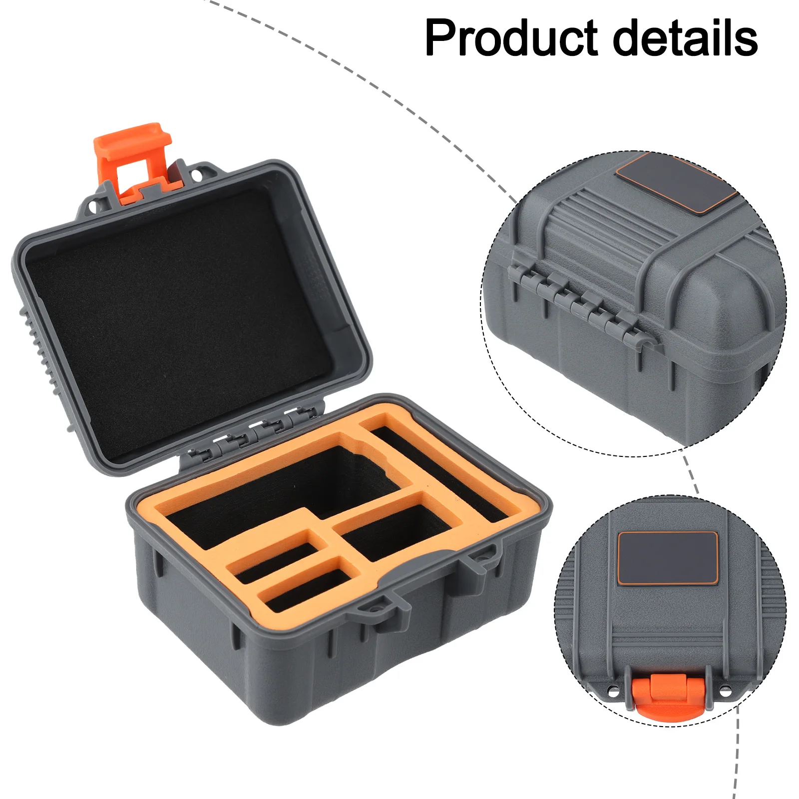 Engineered Case for OSMO ACTION 5Pro 4 3 with Dedicated Spaces for DJI Camera Batteries and Fast Charging Cable