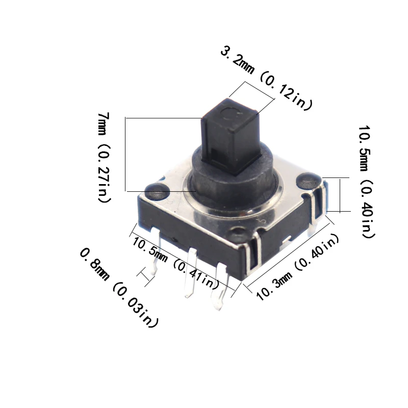 【20-2PCS】To switch Multi-function multi-direction switch Tap reset button 10*10*10 pin DIP6
