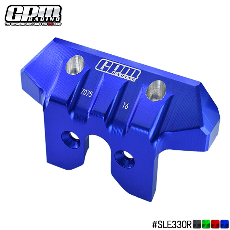 GPM Alloy 7075 Rear Bumper For 9536 TRAXXAS 1/8 Sledge MONSTER TRUCK-95076-4
