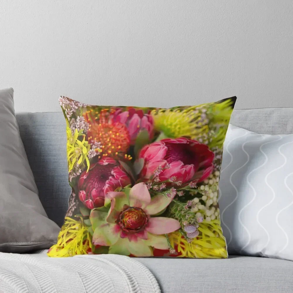 Protea Design in South Africa Throw Pillow Sofa Pillow Cover Christmas Pillows pillow