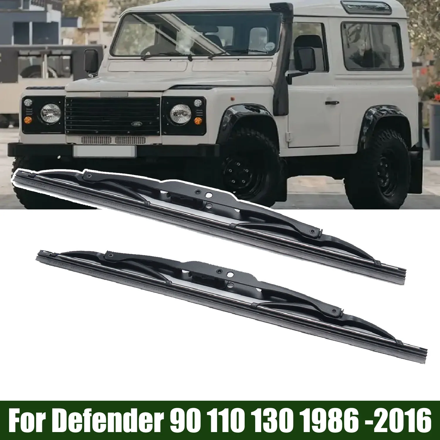 

Пара щеток стеклоочистителя переднего правого стекла, комплект щеток для Land Rover Defender всех моделей 1986-2016 ТОЛЬКО ДЛЯ ТИПА ГОРМА