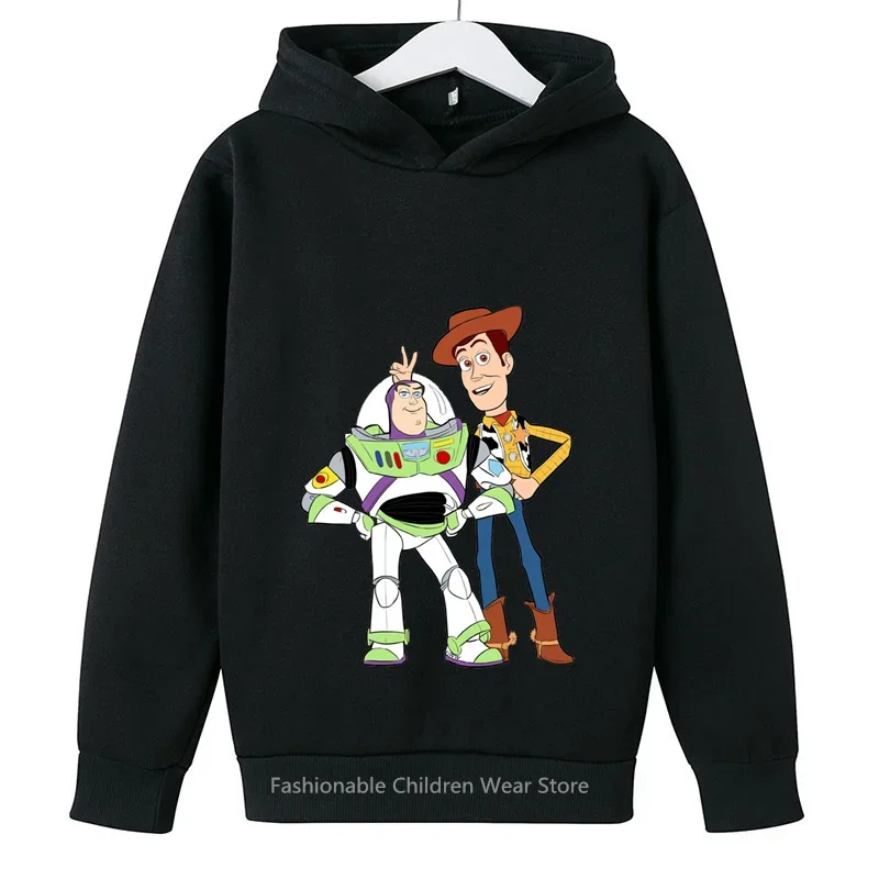 Otoño e Invierno moda e casual Disney Toy Story dibujos animados Anime periferia mujer Sudadera con capucha nuevo estilo ropa de pareja Sudadera con capucha