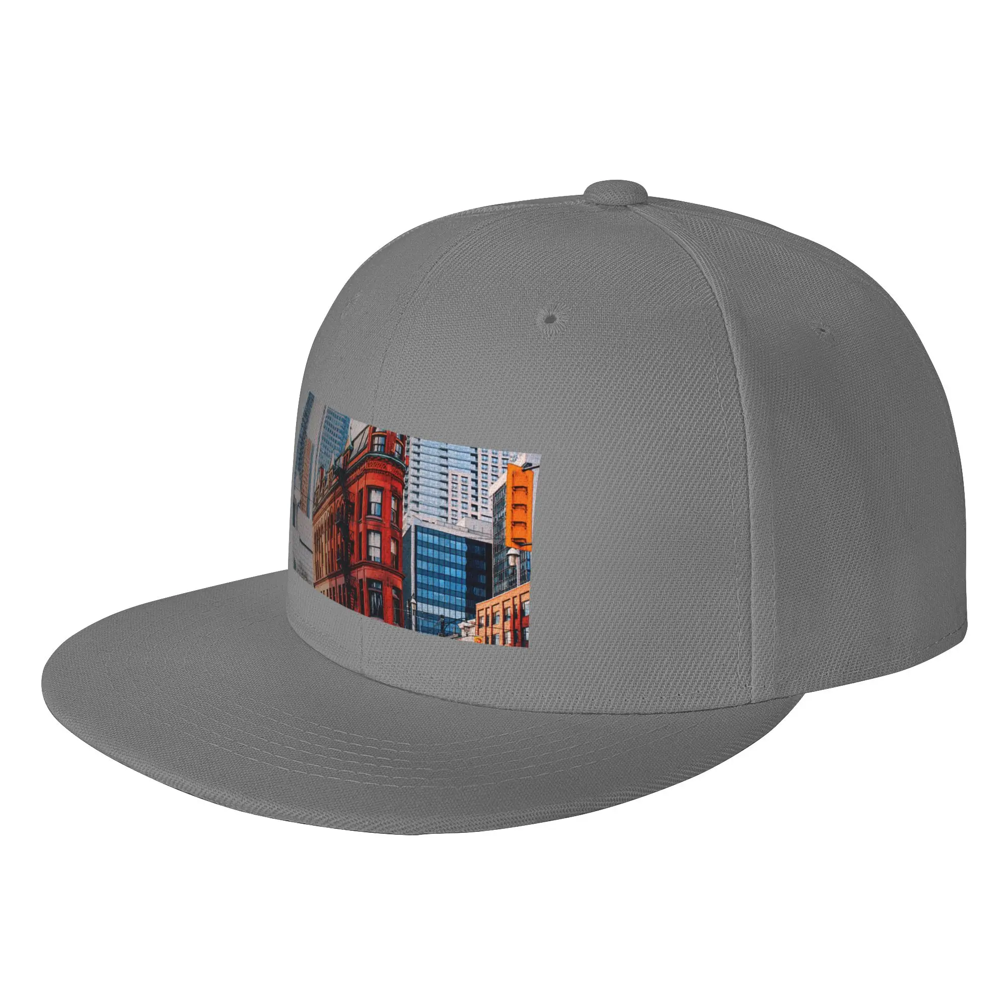 Fashion Toronto Canada City Flat Brim Sun Hat  Seaside Vacation Hat Women's