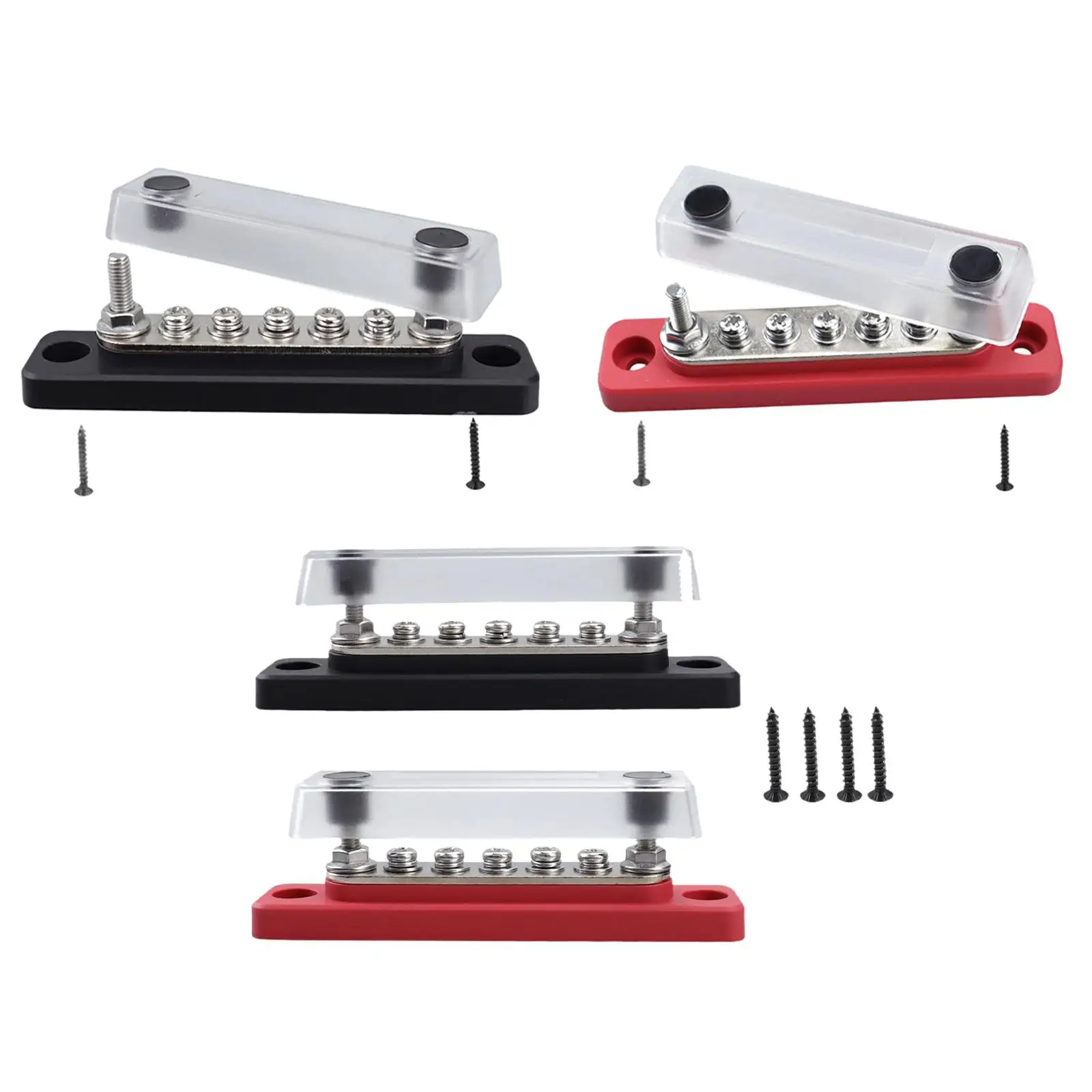 5 Way Busbar Multiuse Rustproof Terminal Stud Sturdy Busbar for Vehicles