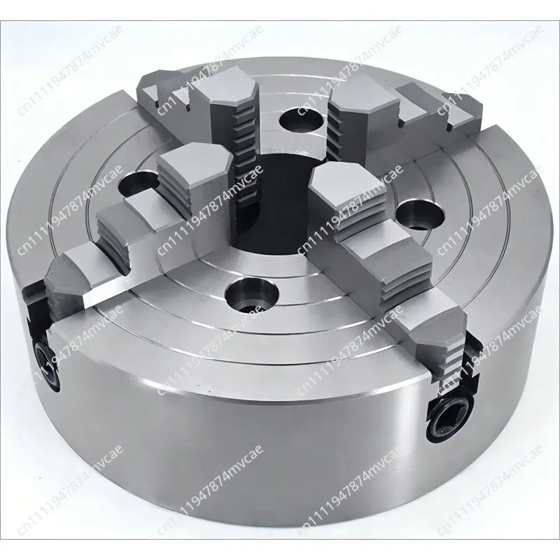 Four-jaw chuck global 4-jaw single-action 250 chuck, 200 self-centering four-melon CNC lathe chuck 500 extended jaws