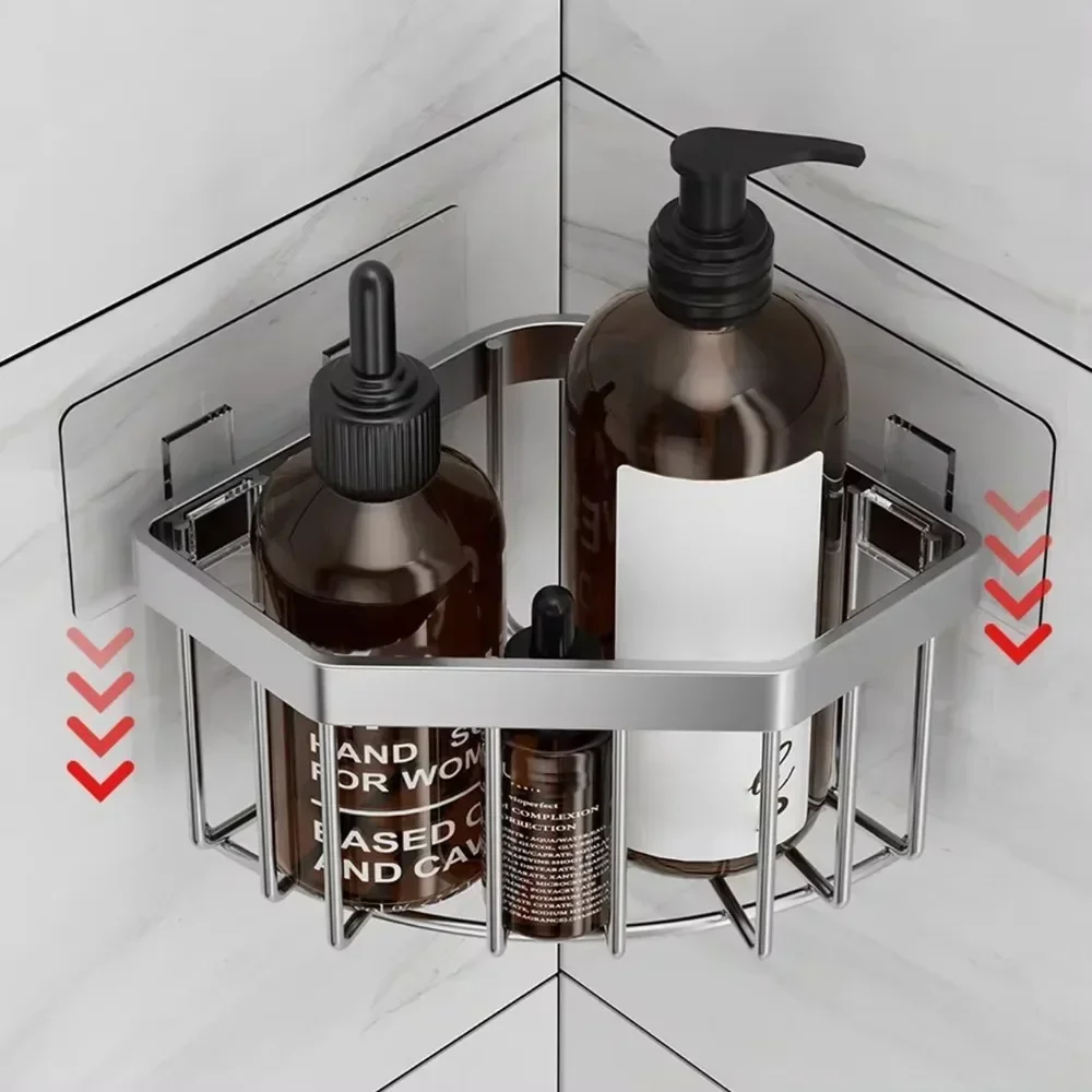 New Stainless Steel Hanging Sink Organizer - Space-Saving, Hygienic Holder Shower Accessories  Shelves  shower caddy