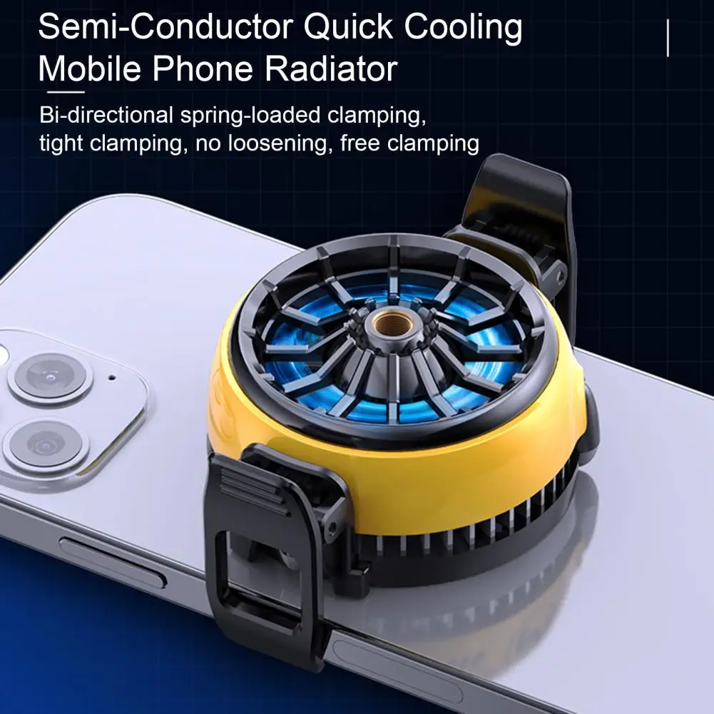 Phone Cooling Fan Universal Cellphone Radiator Low Noise Mobile Phone Cooler Heat Sink Cellphone Radiator Multipurpose