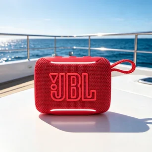 JBL GO5 AirTouch Bluetooth Speaker with One-Touch Pairing, Ambient Light Effects, IP68 Dustproof & Waterproof, Long Battery Life