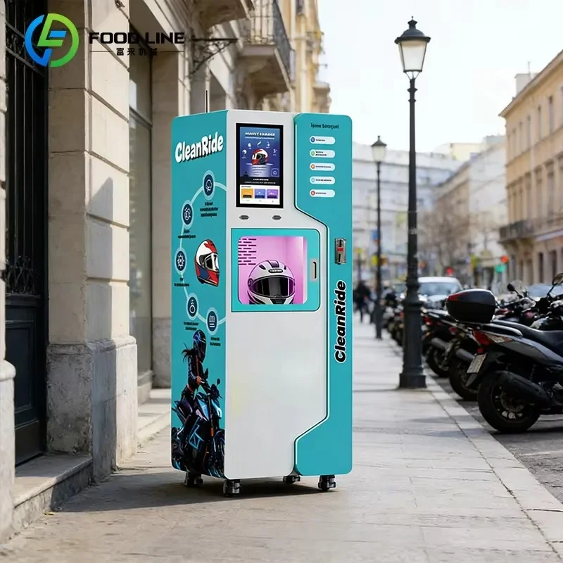 Mobile Helmet Cleaning Disinfection Machine Self Service Washer For Shared Motorcycle  Shop
