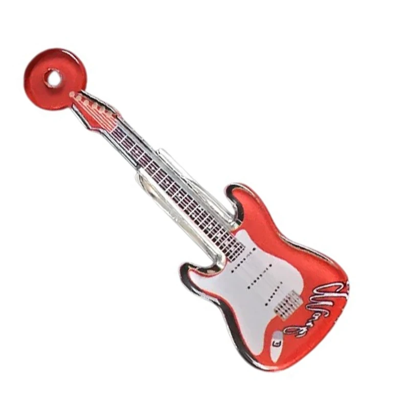 Jepit Rambut Estetika 2000S Klip Rambut Gitar Akrilik Klip Penata Rambut Wanita