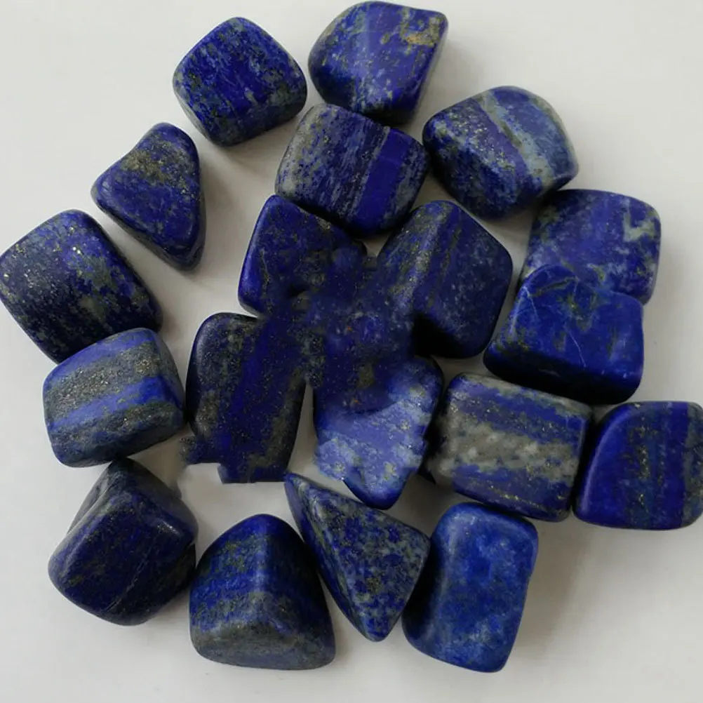 

Natural Lapis Stones 3-5Cm Smooth Chips For Scenery Decor Gravel Degaussing Stone Home Garden Fish Tank Flowerpot