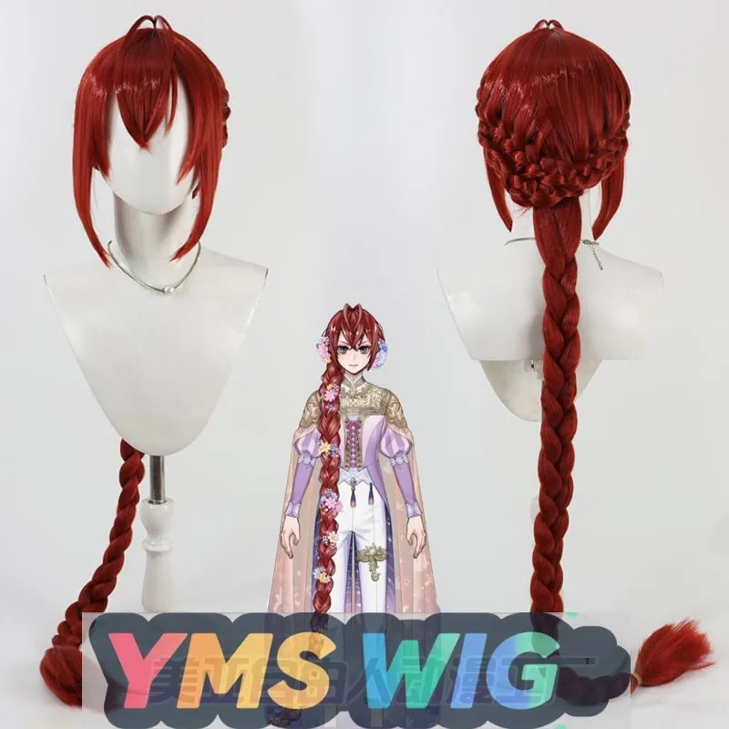 

【YMS WIG】Twisted Wonderland Riddle Cosplay Wig Realistic Scalp Thickened Parted Long Braids