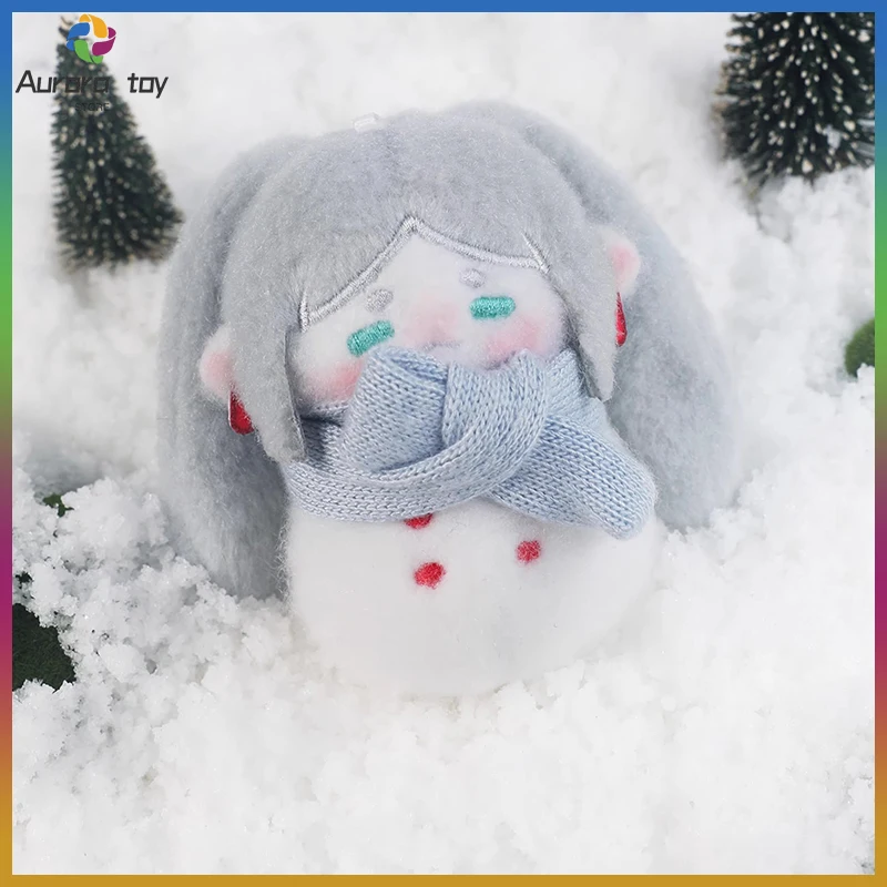 

Kawaii Snowman Plush Cotton Doll Soft Stuffed Cartoon Figure Toy Lovely Gift For Girls Home Desktop Decoration And Collection