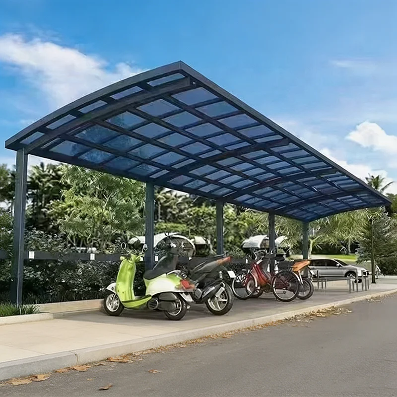 Aluminum Alloy Frame Carport Garage UV Protection Wind Rain Shelter Outdoor Awning Heavy Duty All Season Canopy