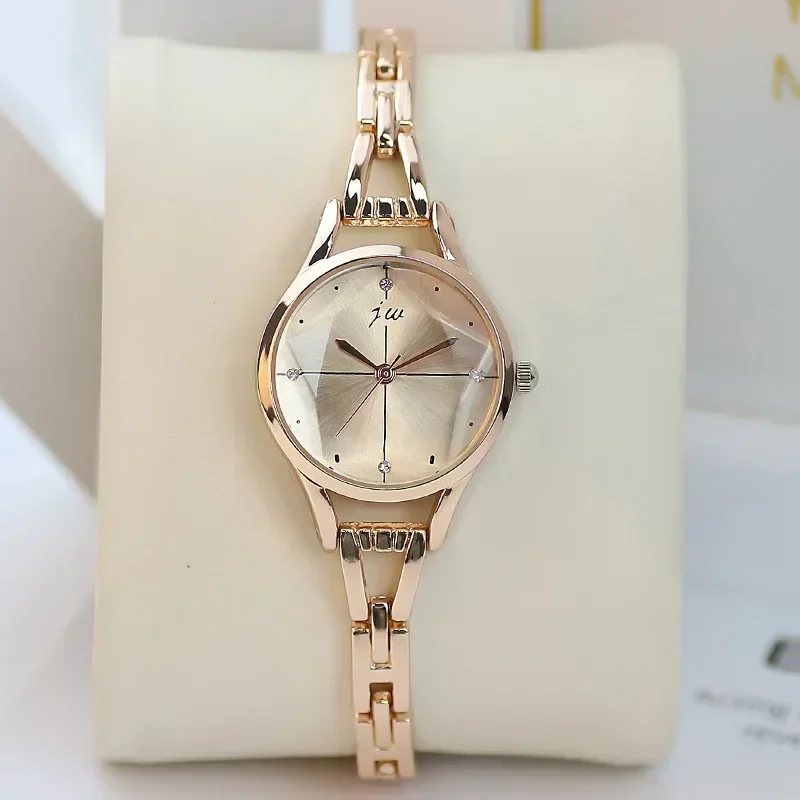 Luxury Bracelet Watch for Women Elegant Ladies Wrist Watches Rhinestone Simple Fashion Female Quartz Relogio Feminino No Box