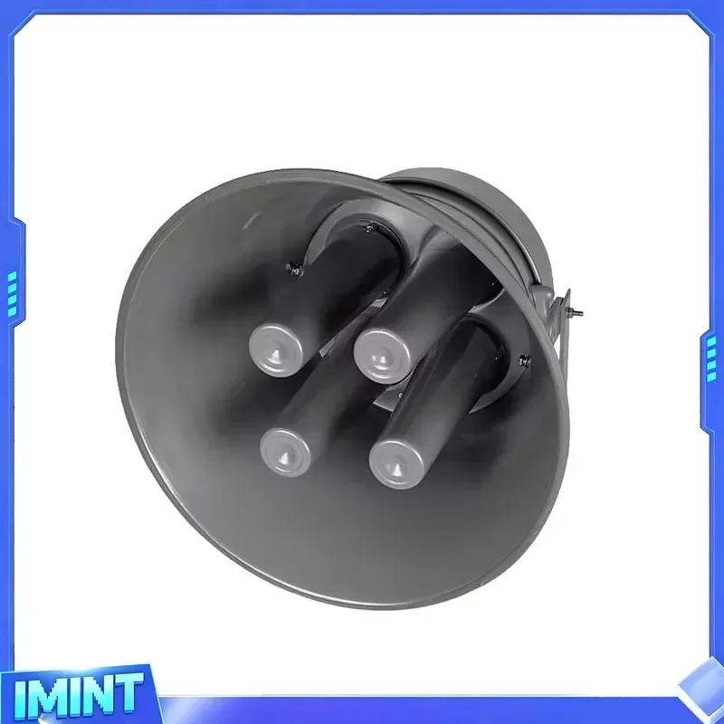 High Power 4G Wireless PA Horn 400W IP66 Aluminum Cabinet APP Supported Outdoor Loudspeaker for Community Emergency Civil
