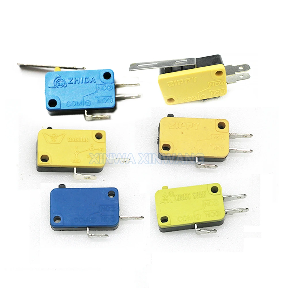 10pcs Self Reset Micro Switch Microswitch For Happ Style Joystick Zippy Replacement Push Button Controller Arcade Game Diy