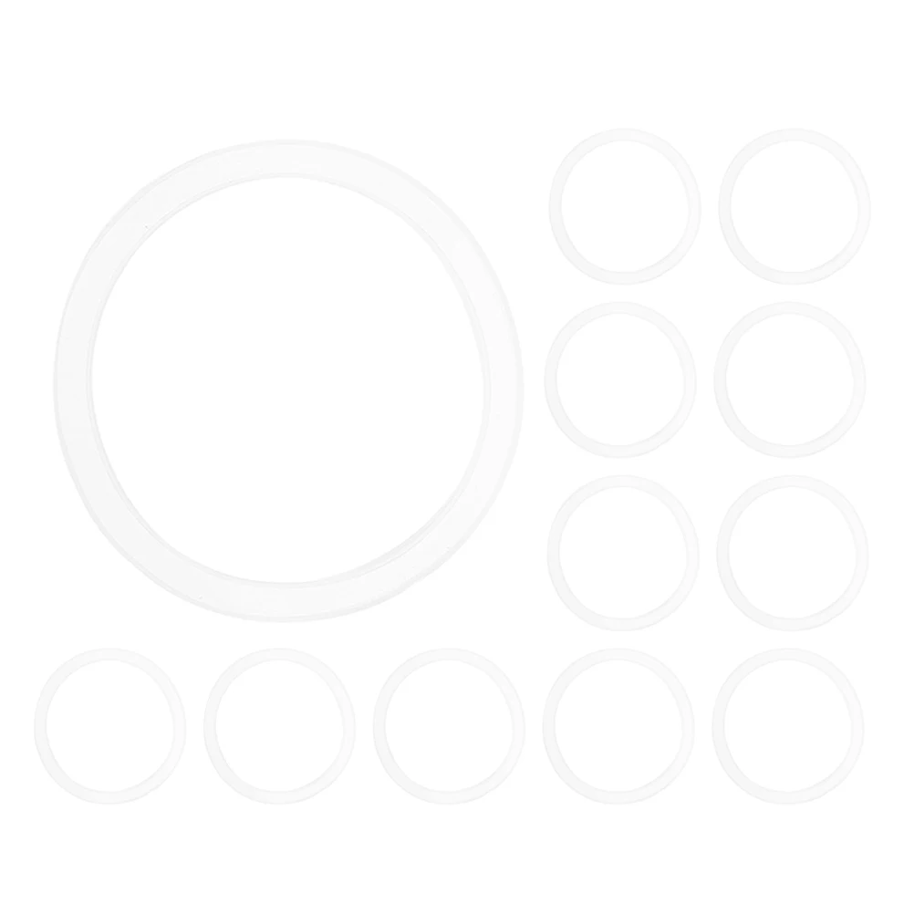 

12pcs Silicone Gasket 86Mm Food Grade Airtight Replacement For Glass Mason Jars Freezing Microwave Safe Jar Lid Seal Ring