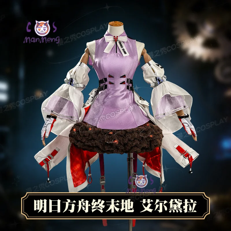 

Game Arknights: Endfield Ardelia Cosplay Costume New Girl Lolita Dress Headwear Wig Props Halloween Carnival Ardelia Uniform