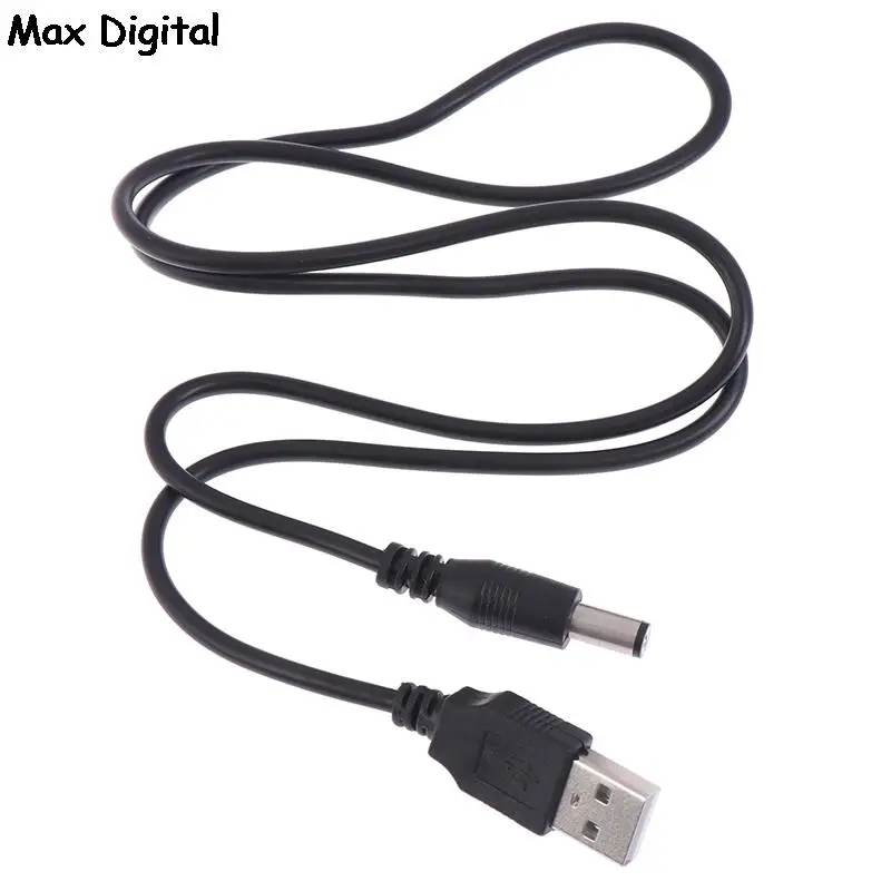 USB 5V Charger power Cable to DC 5.5 mm plug  jack USB Power Cable For MP3/MP4 Player 80cm