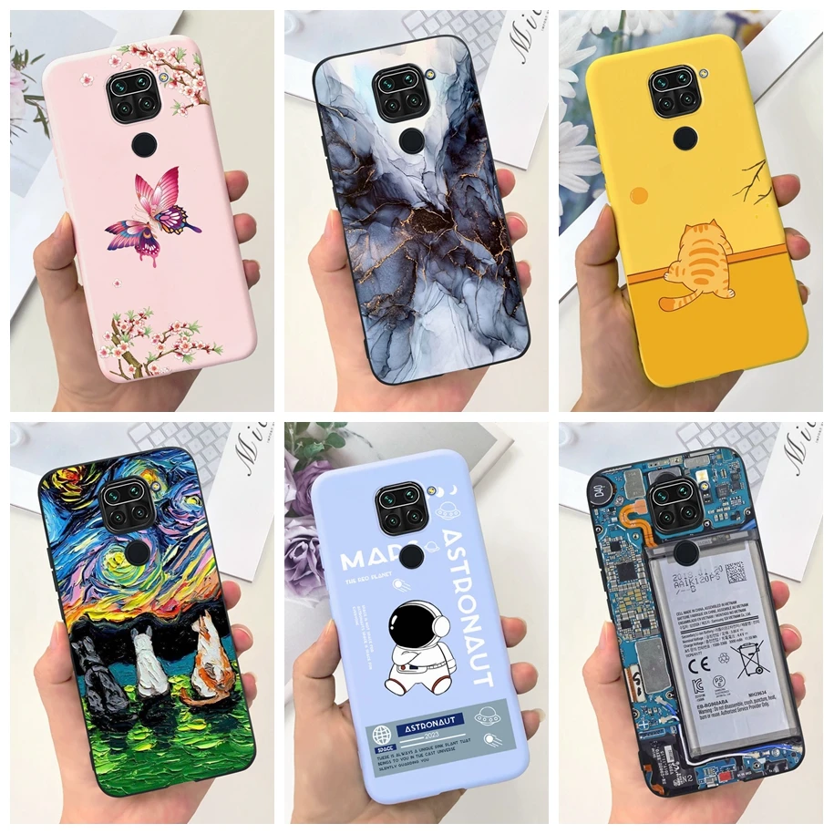 For Redmi Note 9 Case For Xiaomi Redmi Note 9 Pro Phone Case Luxury Marble Art Painted Funda For Xiomi Redmi Note 9S Note9 Cover