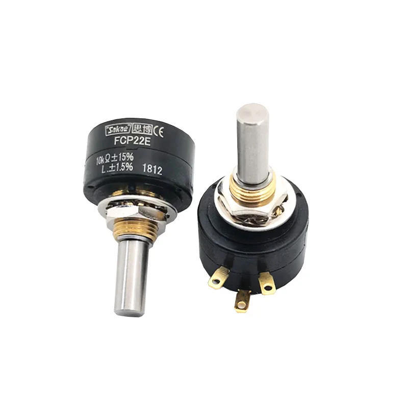 1pcs NEW Original  FCP22E 1K 2K 5K 10K Conductive Pastic Potentiometer 360 Degree Rotation