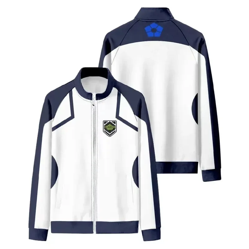 Disfraz de Cosplay de Blue Lock Reo Nagi Bachira Isagi Chigiri, ropa deportiva con cremallera, chándal, sudadera, chaqueta con capucha, ropa de Carnaval
