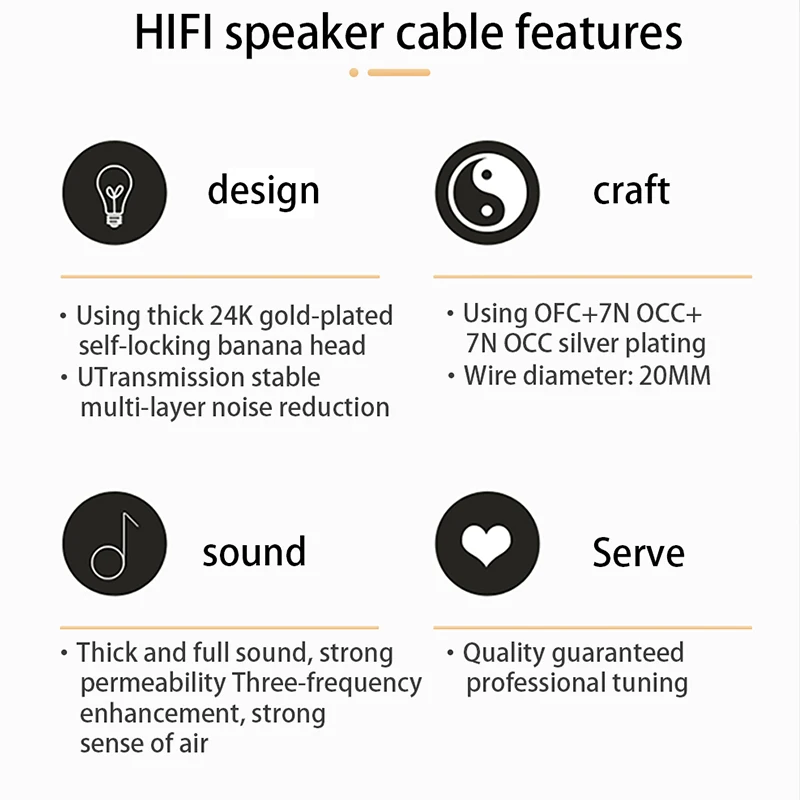 YYAUDIO HIFI posrebrzany kabel głośnikowy wysokiej klasy 7N 0CC przewód głośnikowy do systemów Hi-Fi wzmacniacz wtyczka bananowa kabel głośnikowy