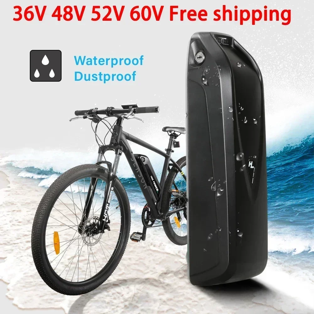 

SU Original 48V Battery 48V 20AH 52V ebike Battery 36V Hailong Max 40A BMS 350W 500W 750W 1000W 1500W 18650 Cell BBS02 BBS03 BBS