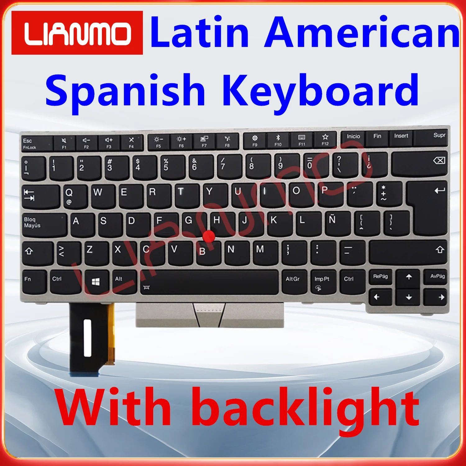 Latin America Spain keyboard Applicable to Lenovo T480S E480 E490 T490 L480 L490 P43S E485 E495 R480 R490 S2 3rd Gen L380 L390