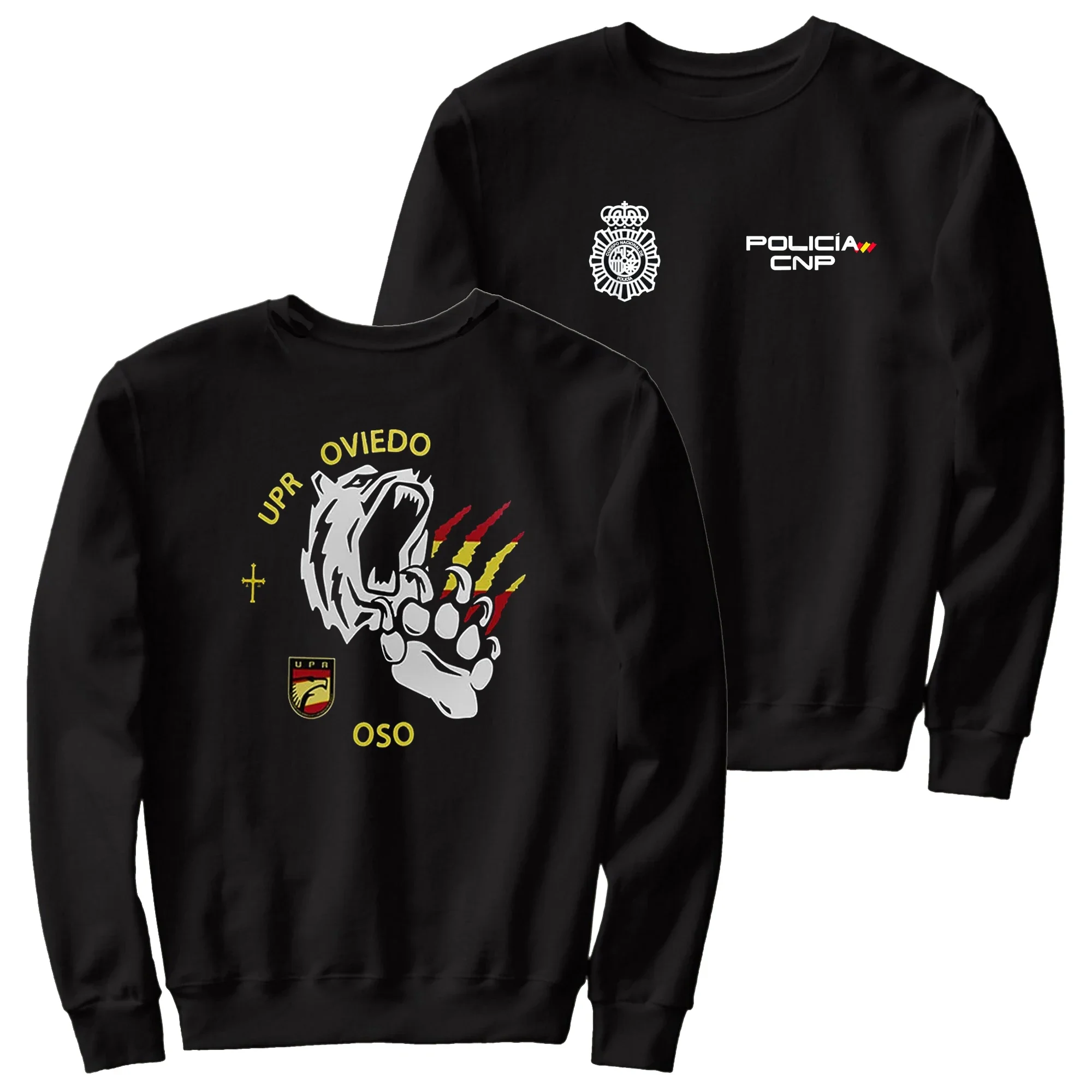 UPR Oviedo Policia Nacional Española Pullover Hoodie New 100% Cotton Comfortable Casual Mens Sweatshirts Fashion Streetwear