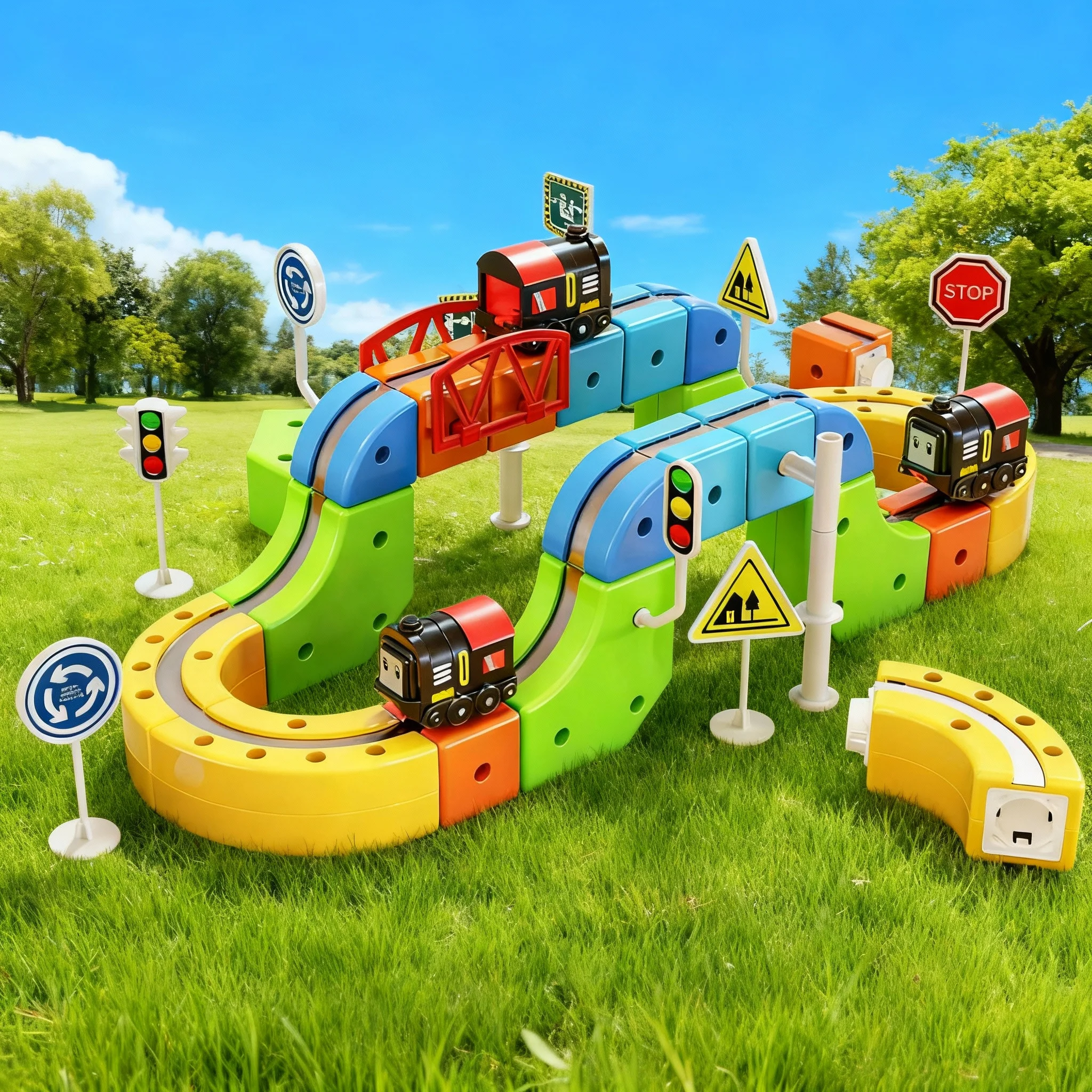 Sell Well Children'S Anti-Gravity Magnetic Attraction Track Train Changeable Magnetic Magic Rail Car Electric Train Toy 2026 New
