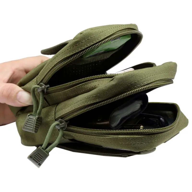 Outdoor Hunting Bags EDC Nylon Tactical Molle Waist Pack Tools Utility Sundries Pouch Equipment Packs Bags