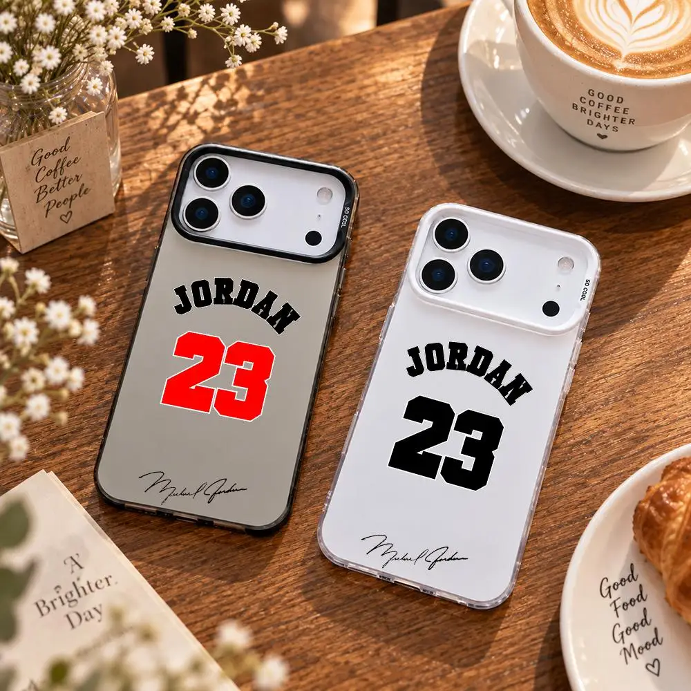 Legend 23 Phone Case For IPhone 18 17 16 15 14 13 Pro Max Independent Metal Button Electroplating Mobile