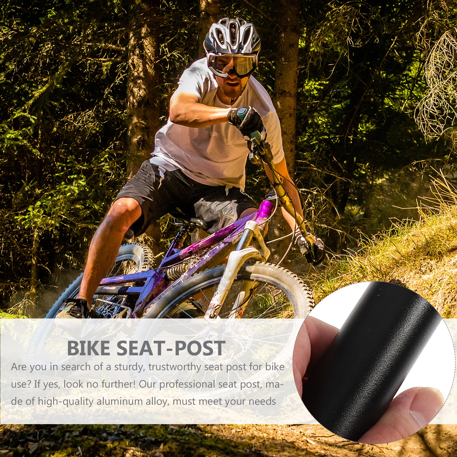 1 pc Aluminum Alloy Extra Long Seatpost For Mountain Fixed Gear Road Bike Durable Bicycle Seat Tube Replacement Bike Accessories