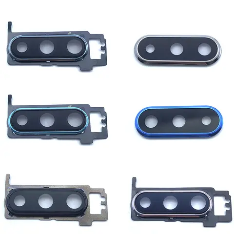 Rear Camera Glass Lens Cover With Frame Holder with Sticker Replacement For Huawei P30 Lite P30 Pro P30 Glass LENS With Frame