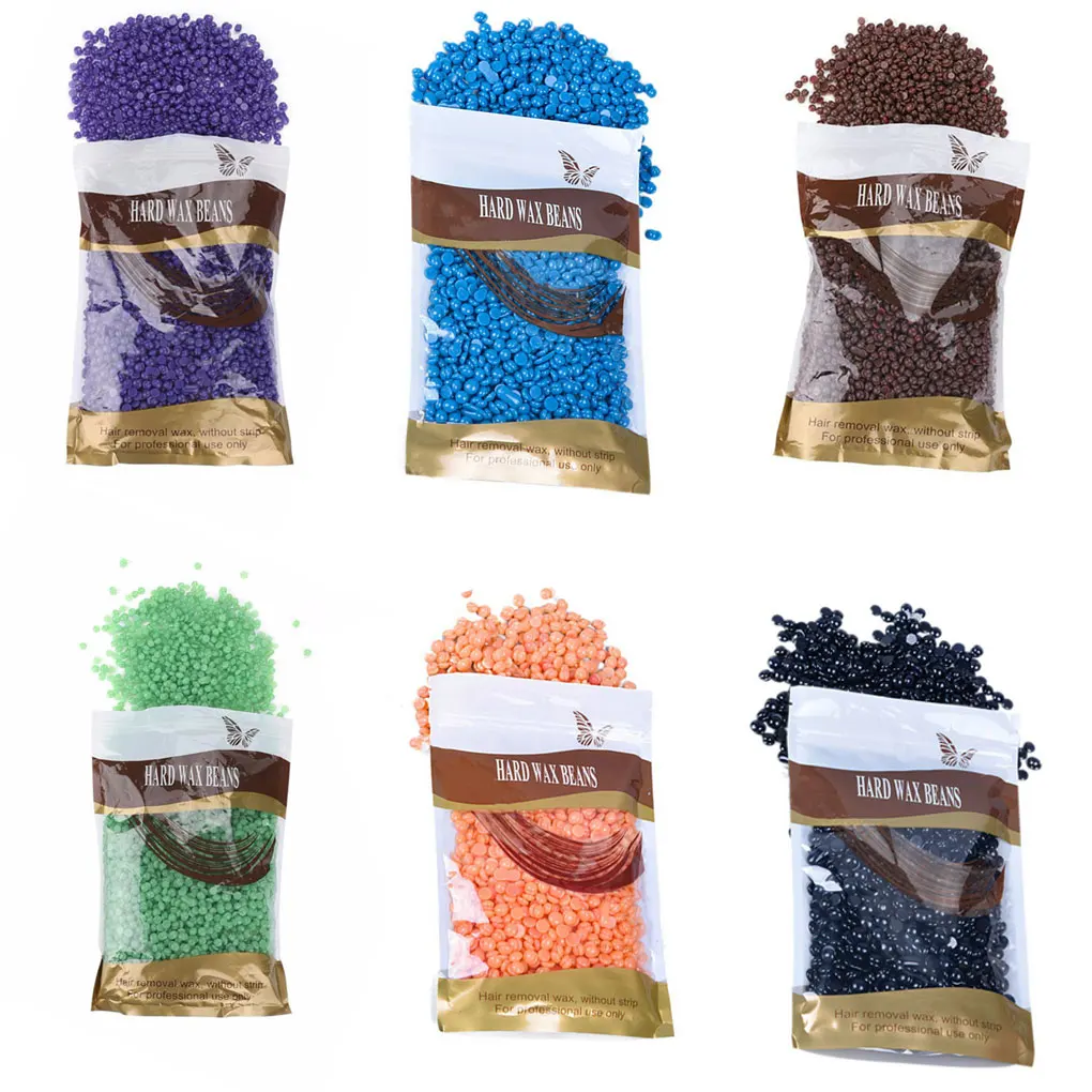 Depilação Feijão Pellet, Depilatória cera dura, Lavanda, Chocolate Rosa, Feijão Cheiro, Depilação, Biquíni, 300g, Saco