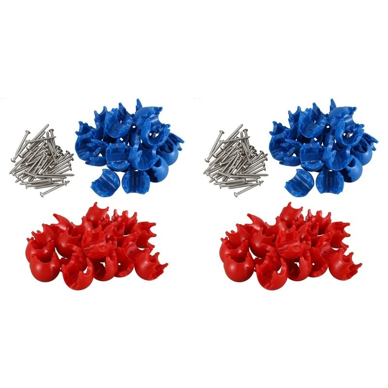 【Price Drop !!】40Pcs Climbing Rope Net Plastic Connector Climbing Accessories For Outdoor Amusement Swing Climbing Rope Parts